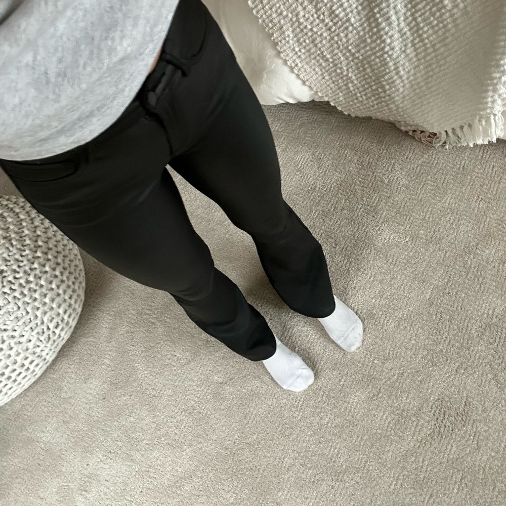 Edikted leather pants, size S, black